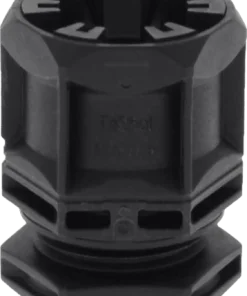 Wiska 10112716 TRISHOT ETKV-SET 20mm Cable Gland and Locknut Black