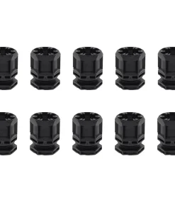 Alternative view of Wiska 10112716 TRISHOT ETKV-SET 20mm Cable Gland and Locknut Black (10 Pack)