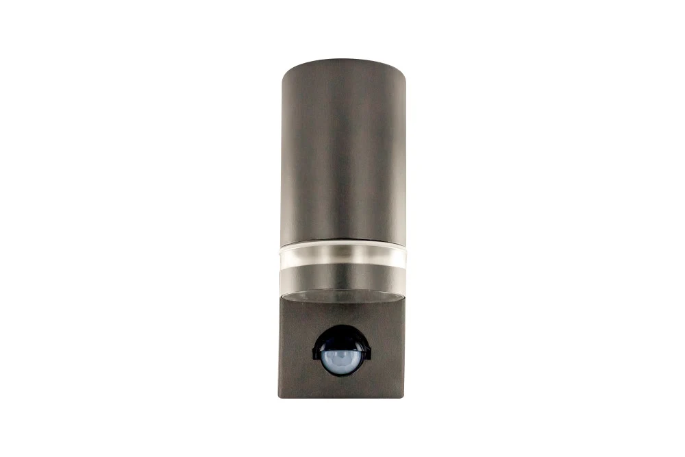Integral ILDED061 Outdoor Stainless Steel Down GU10 IP54 Wall Light with PIR Anthracite Grey - Image 5