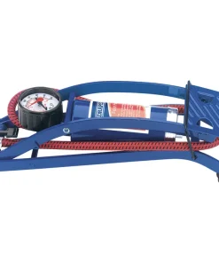 Alternative view of Draper Single Cylinder Foot Pump with Pressure Gauge