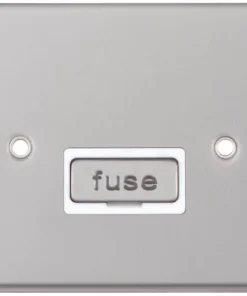 Alternative view of Selectric 7MPRO-127 7M-PRO 13A Unswitched Fused Connection Unit - Satin Chrome, White Insert