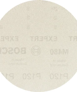 Bosch Professional Expert M480 Sanding Net - 125mm for Random Orbital Sanders (G 120, 5-pc)