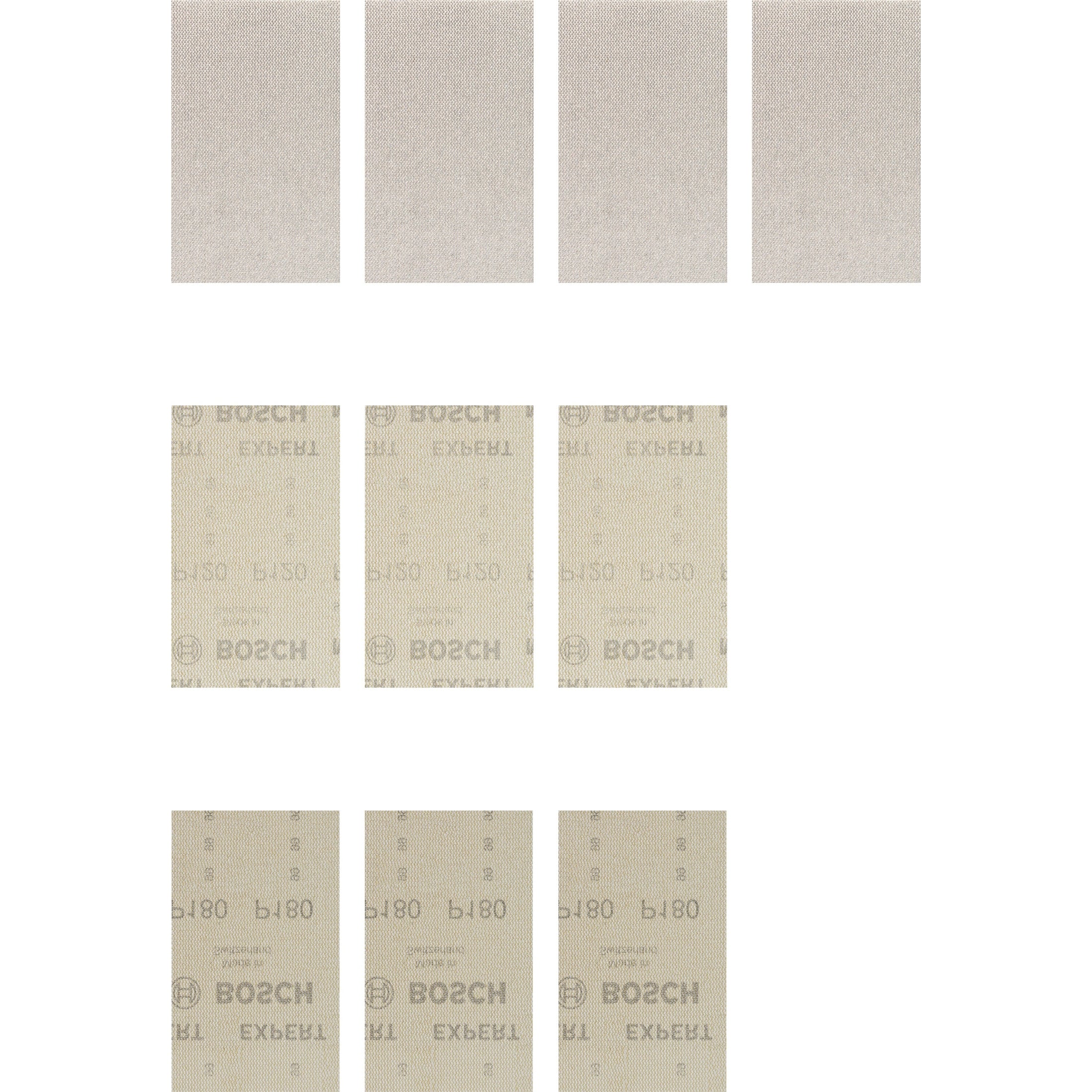 Bosch Professional Expert M480 Sanding Net Set - 80 x 133 mm (10-pc)