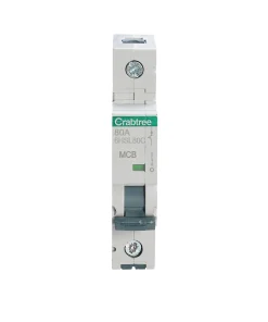 Crabtree 6HSL80C Loadstar 80A Single Pole C Curve 10kA MCB