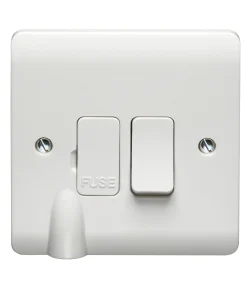 Alternative view of Crabtree CR1827F Instinct White Moulded 13A DP Switched Fused Connection Unit with Flex Outlet