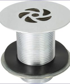 43EP201462 | PEERLESS FLUSH GRATED WASTE SOLID 1.1/2″ 80MM TAIL 3.3/8″ FLANGE (METAL BACKNUT) CHROME PLATED