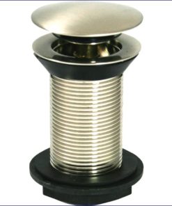 Alternative view of 43EP203317 | PEERLESS BASIN WASTE MUSHROOM CLICKER SOLID 1.1/4″ BRUSHED NICKEL