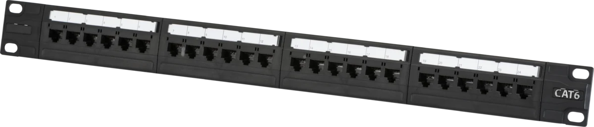 Knightsbridge NETC624 19 inch 1U UTP CAT6 24-port Patch Panel - Image 2
