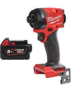Alternative view of Milwaukee M18FID3-0+M18B5 Kit - 18V FUEL Brushless 1/4" Impact Driver + M18B5 5.0Ah Li-ion Battery