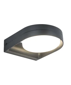 Alternative view of Lutec 5196301118 FELE 11.2W IP54 LED Outdoor Adjustable Wall Light 3000K - Dark Grey