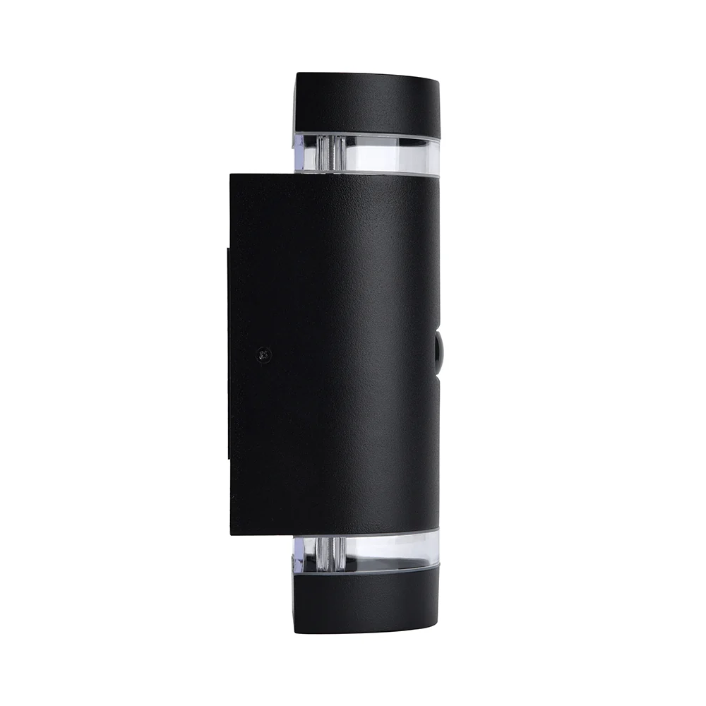 Lutec 5604014012 FOCUS IP44 GU10 Outdoor Up/Down Wall Light with PIR - Matt Black (Lamp Not Included) - Image 4