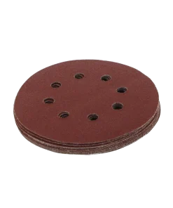 Alternative view of Silverline Hook & Loop Discs Punched 125mm 10Pk - 80 Grit