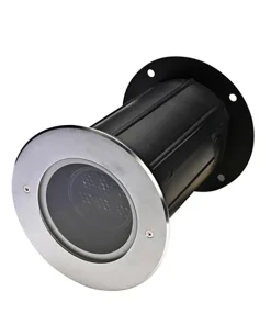 EuroPole 52002 Deep Light 7.2W LED IP67 Adjustable Round Walk Over Ground Light Stainless Steel 4000K