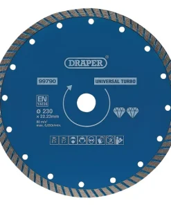Draper Tools Turbo Diamond Blade, 230mm