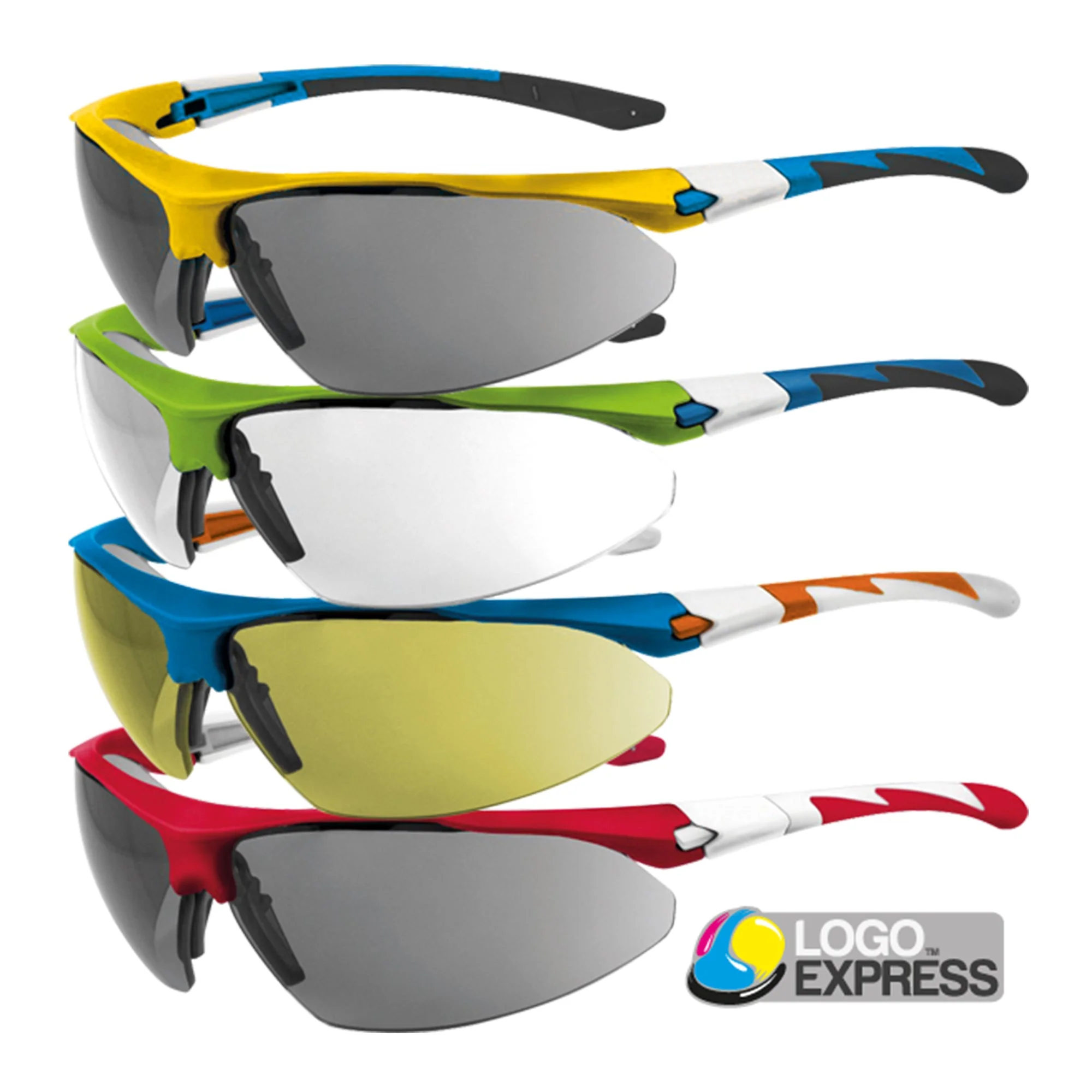 JSP Stealth 9000 Safety Specs (Blue Mirror Lens) - Image 4