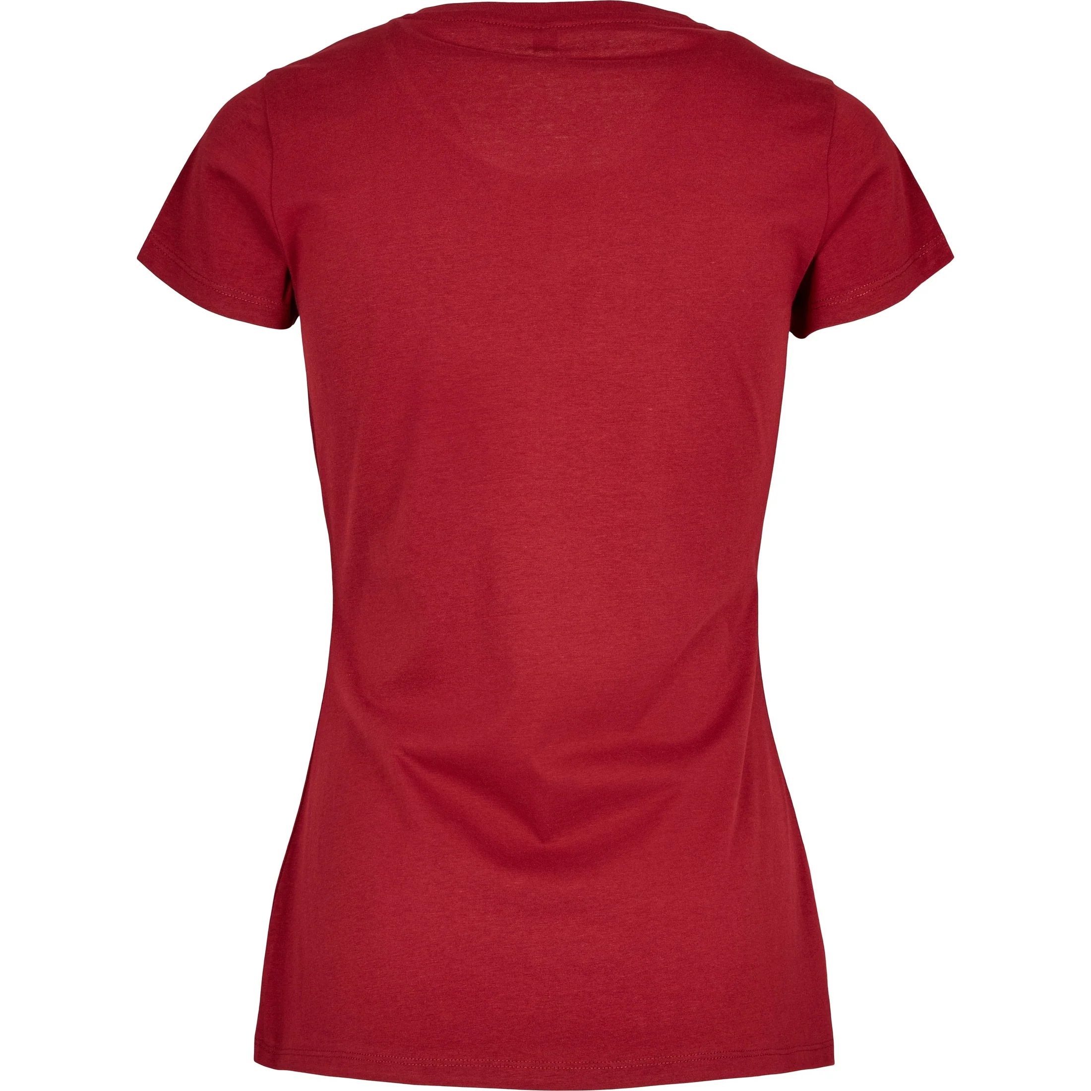 Build Your Brand Basic Women's Basic Tee - Burgundy - Image 3