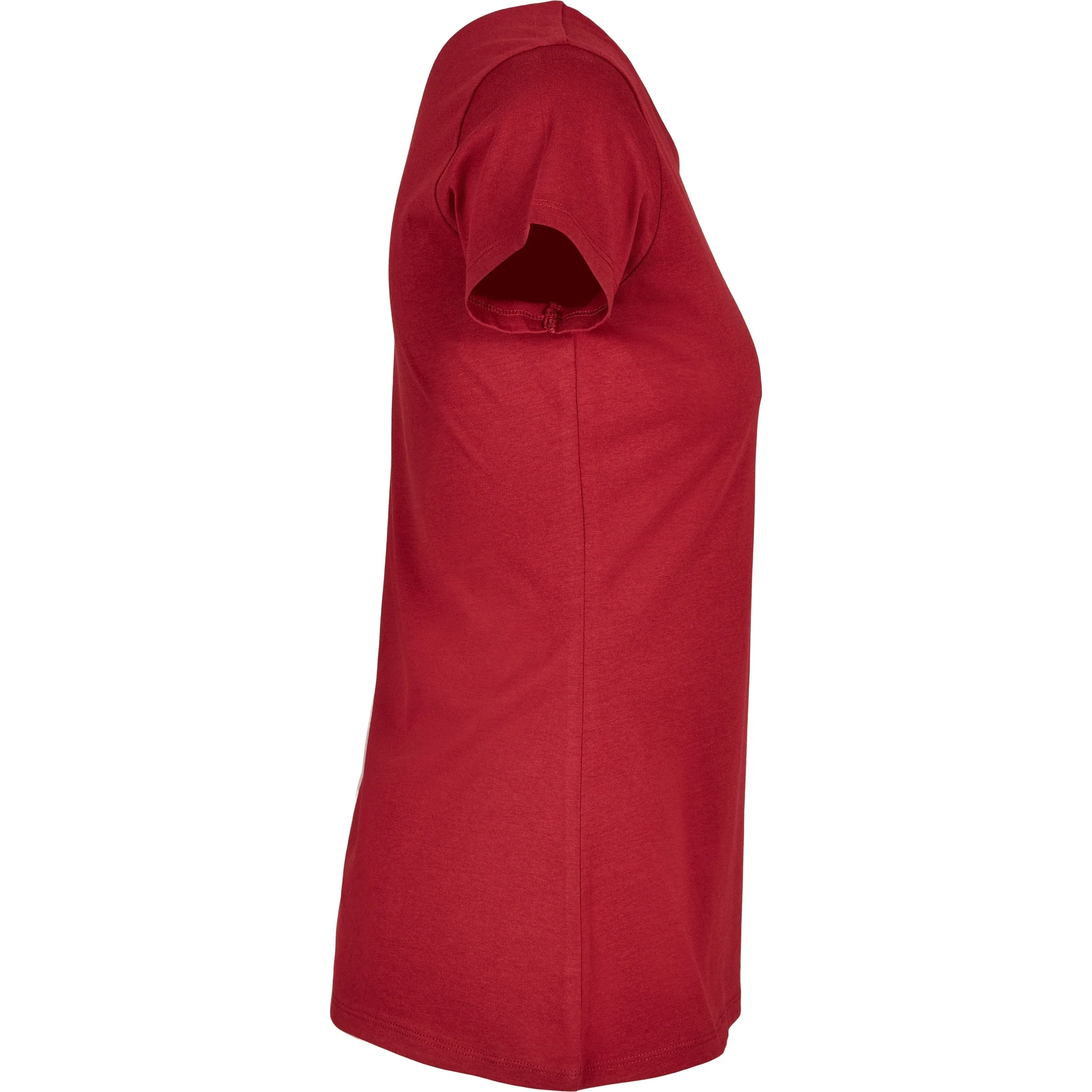 Build Your Brand Basic Women's Basic Tee - Burgundy - Image 4