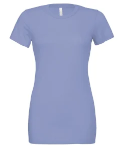 Alternative view of Bella Canvas Women's Relaxed Jersey Short Sleeve Tee - Lavender Blue