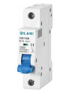 Alternative view of LIVE Electrical CB132D Single Pole 32A D Curve 10kA MCB