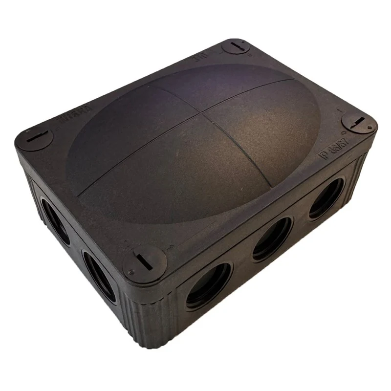 Wiska 10113408 COMBI 310 Empty Polypropelene Junction Box 117x85x51mm - Black - Image 2