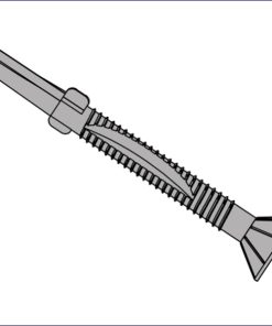 Alternative view of FORTFC55100H | ForgeFix TechFast Timber to Steel CSK/Wing Screw No.5 Tip 5.5 x 100mm Box 100