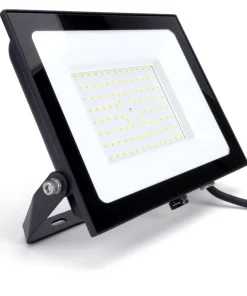 Integral ILFLE023 Compact Slim Floodlight 100W 10000Lm 4000K 120 Beam 100Lm/W IP65 IK08 Black