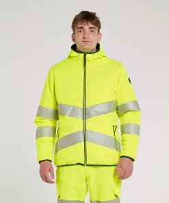 Alternative view of Pulsar Reversible Puffer Jacket Yellow