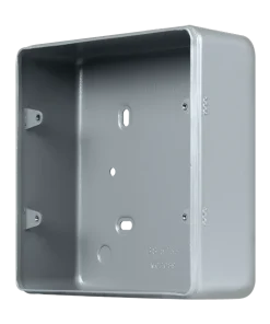 Click MCP089B Metal Clad Pro 2 Gang 50mm Deep 2 Tier Surface Mounting Box (without Knockouts)
