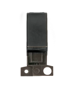 Click MiniGrid MD004BZ 10AX 2 Way Retractive Ingot Switch Module - Metal Matt Bronze