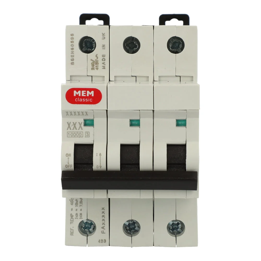 MEM Eaton MBH304 Memshield 2 4A 10kA Type B TP MCB - Image 2
