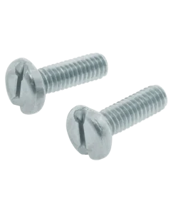 Alternative view of Unicrimp QMS4x35 M4x35mm Slotted Panhead BZP Machine Screws (100 Pack)
