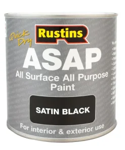 Rustins ASAP Paint Black 1 Litre