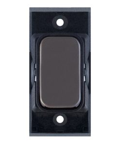 Alternative view of Selectric SGRID360-104 GRID360 10A Retractive Switch Module - Black Nickel, Black Insert