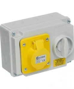Alternative view of Europa SISH323F IP44 Horizontal Interlocked Socket 110V 2P+E 32A 6H
