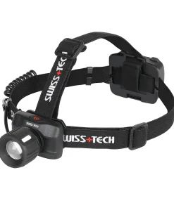 Scruffs Swiss-Tech LED Focus Headlamp - 350 Lumens - 4 x AAA Adjustable Head Torch