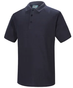 Alternative view of Future Garments Aqua 100% Polyester Pique Polo Shirt