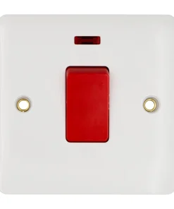 Alternative view of Deta Vimark VP1300N Pro White Moulded 50A DP Switch with Neon