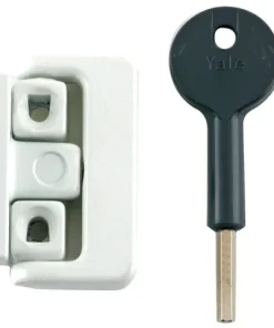 Alternative view of Yale Locks 8K101 Window Latch Electro Brass Finish Visi