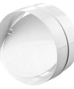 Blauberg Plastic Circular In-line Back Draught Shutter - 200mm