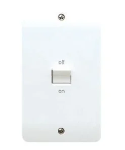 MK Logic Plus K5205WHI White Moulded 50A 2G DP Switch