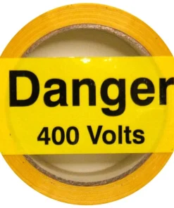 Alternative view of iSigns IS10233MR Industrial Signs Danger 400 Volt Laminated Tape 48mm x 33m Self Adhesive