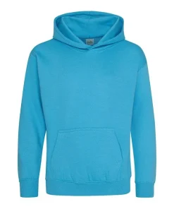 Alternative view of Awdis Just Hoods Kids Hoodie - Hawaiian Blue
