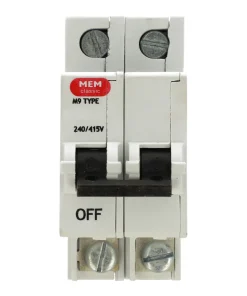 MEM Eaton 162MC Memshield 1 16A 9kA Type C DP MCB