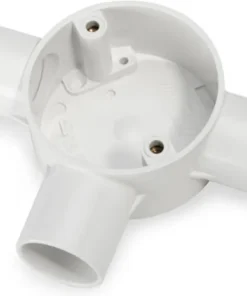Alternative view of Univolt CB-20/3-WH 20mm Tee 3 Way White