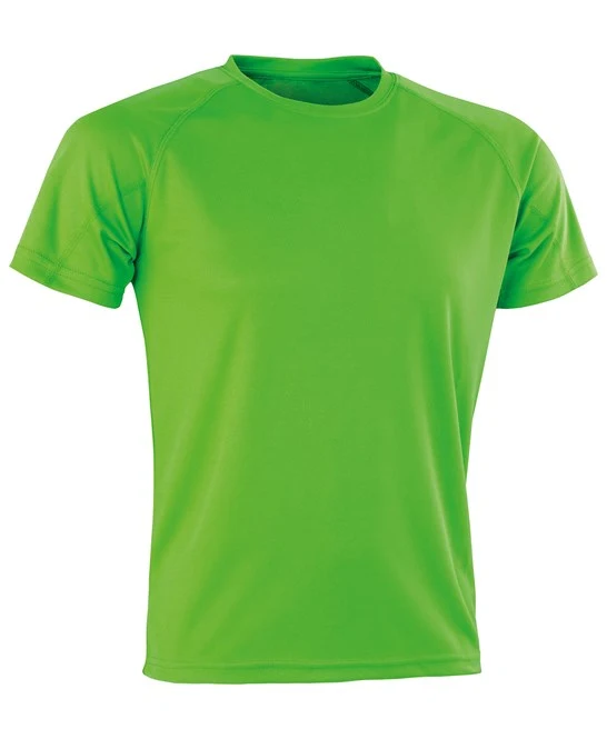 Spiro Performance Aircool Tee - Lime - Image 2