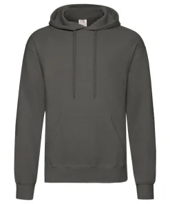 Alternative view of Fruit Of The Loom Classic 80/20 Hooded Sweatshirt - Light Graphite*
