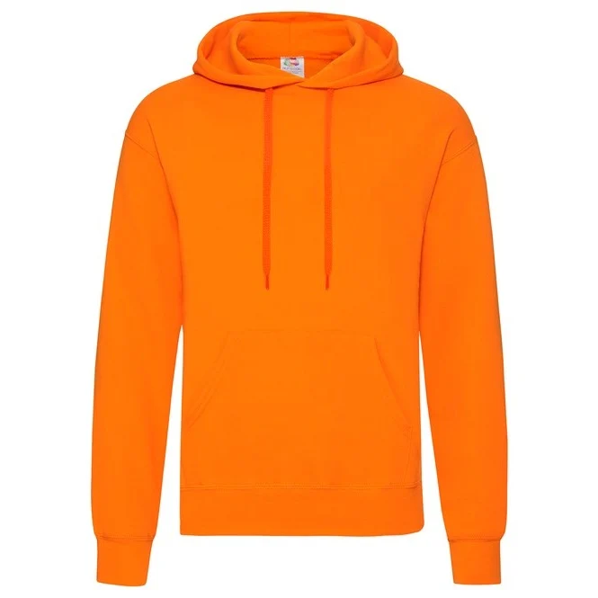 Fruit Of The Loom Classic 80/20 Hooded Sweatshirt - Orange - Image 2