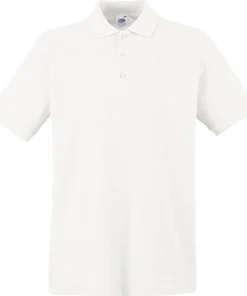 Fruit Of The Loom Premium Polo - White