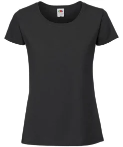 Alternative view of Fruit Of The Loom Women's Iconic 195 Ringspun Premium T-Shirt - Black