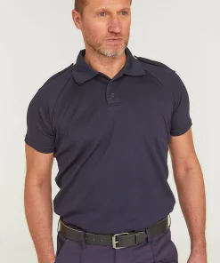 Sugdens Wicking Polo with Epaulettes S/S